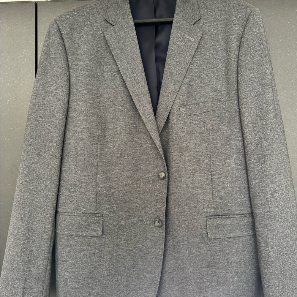 Johnston & Murphy Men's Gray Blazer